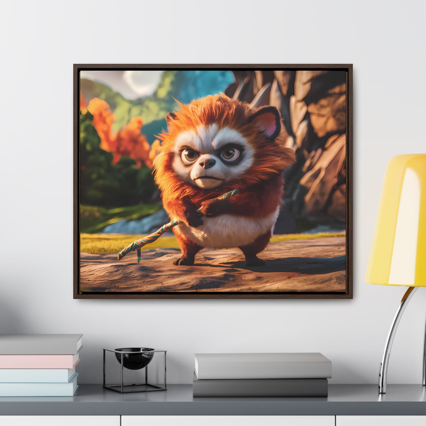 Guardian of the Enchanted Forest - Gallery Canvas Wraps, Horizontal Frame