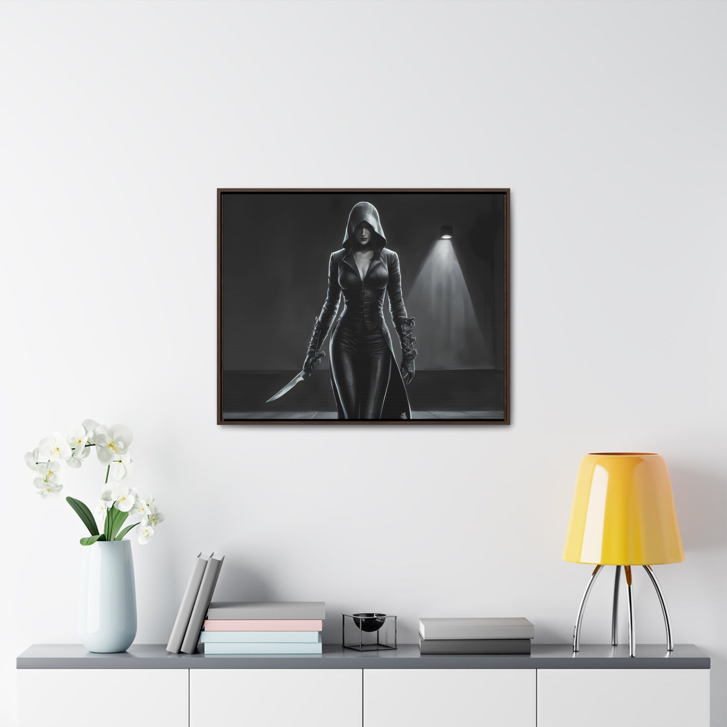 The Shadow's Blade - Gallery Canvas Wraps, Horizontal Frame