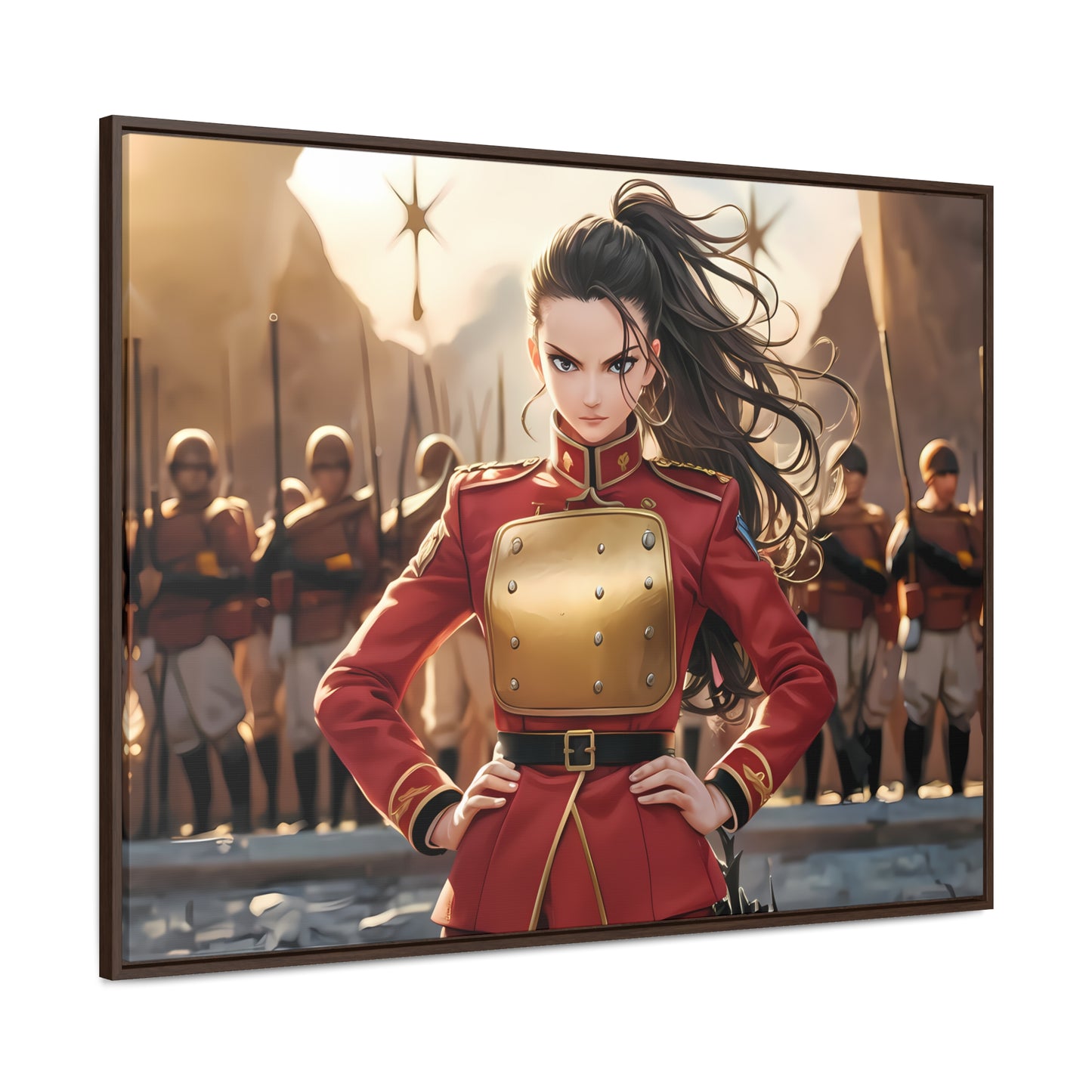 Commander of the Crimson Legion - Gallery Canvas Wraps, Horizontal Frame