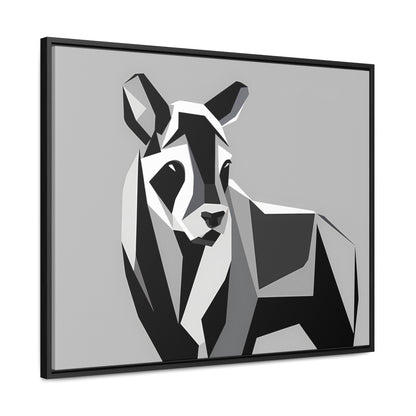 Monochrome Geometry - Gallery Canvas Wraps, Horizontal Frame