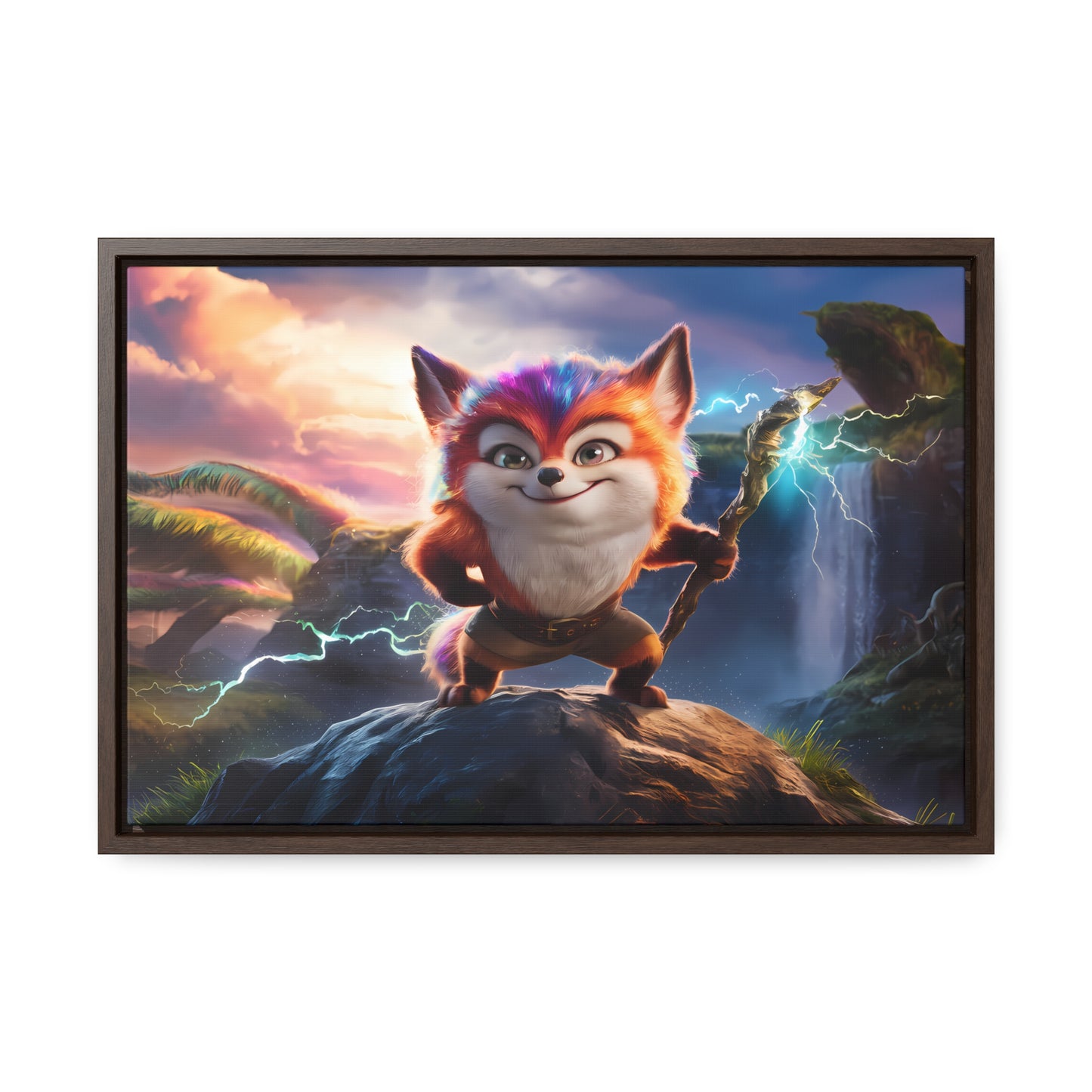 Guardian of the Mystic Grove - Gallery Canvas Wraps, Horizontal Frame