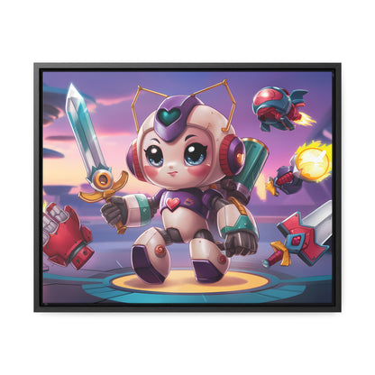 Battle Bot Hero - Gallery Canvas Wraps, Horizontal Frame