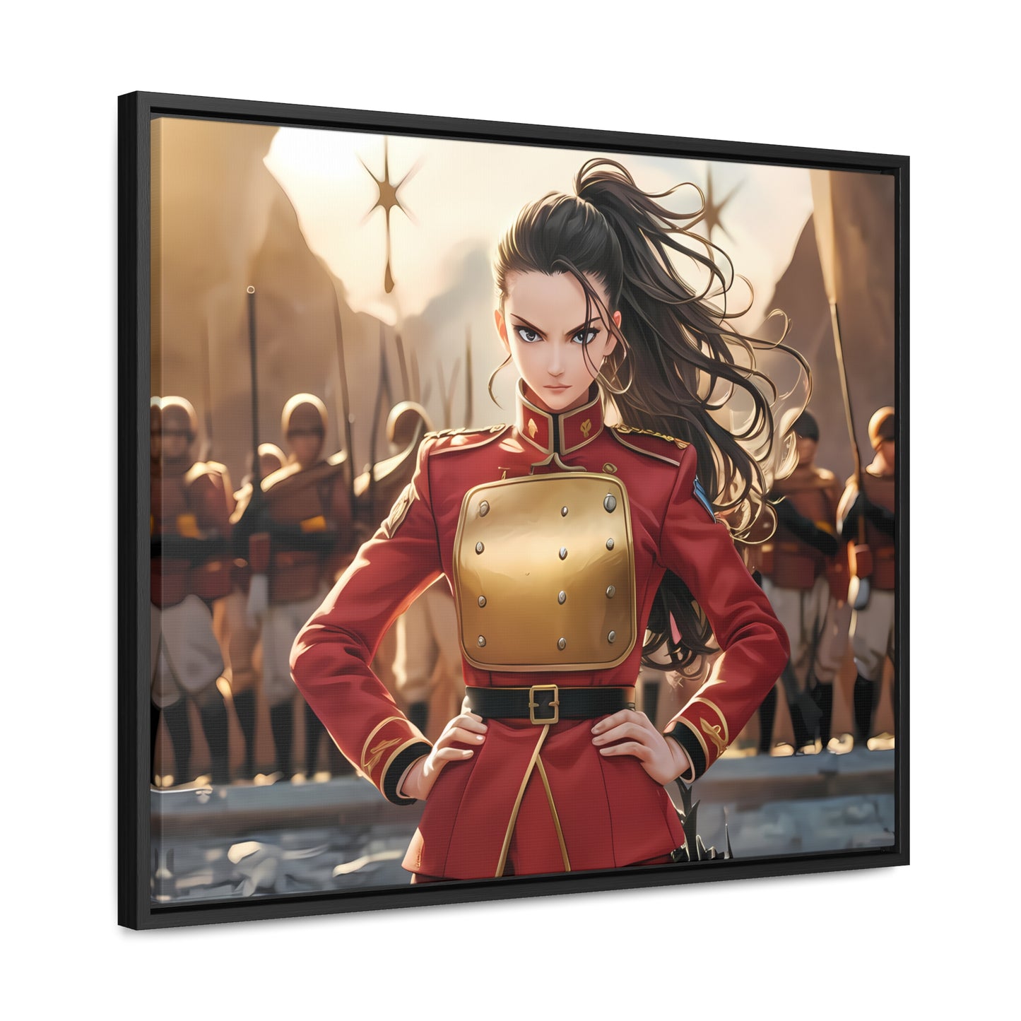 Commander of the Crimson Legion - Gallery Canvas Wraps, Horizontal Frame