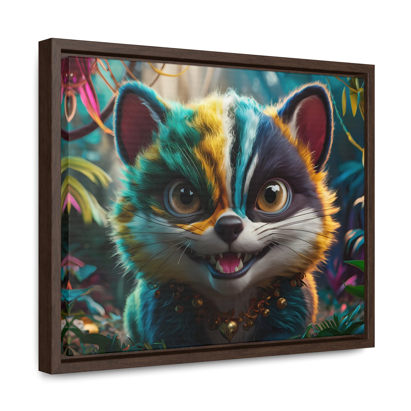 Jungle Mischief - Gallery Canvas Wraps, Horizontal Frame