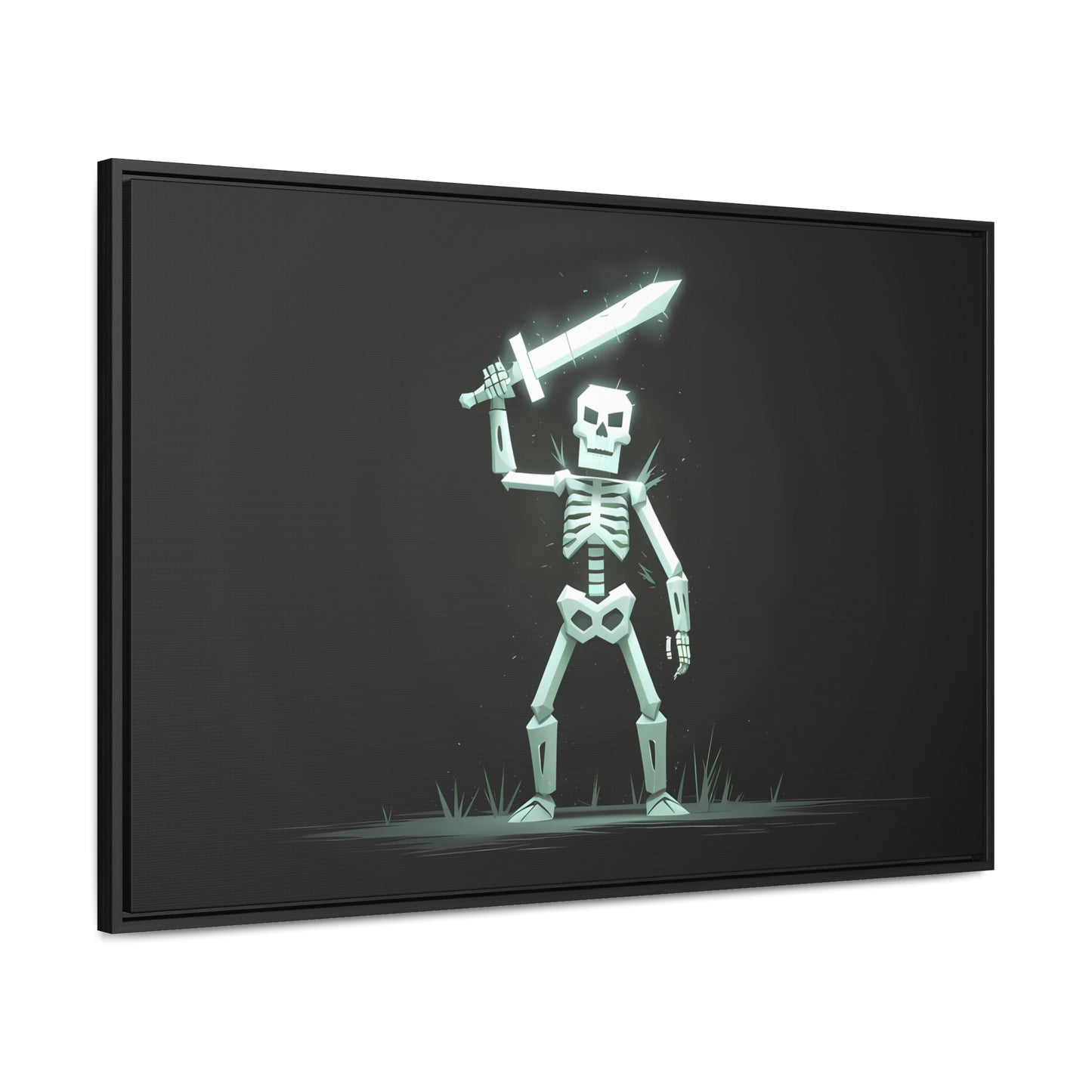 Rise of the Skeleton Warrior - Gallery Canvas Wraps, Horizontal Frame