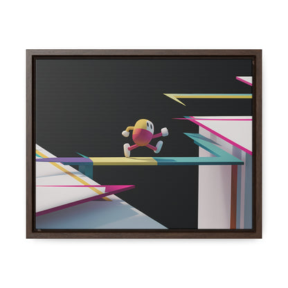 "Leaping Through Dimensions" - Gallery Canvas Wraps, Horizontal Frame