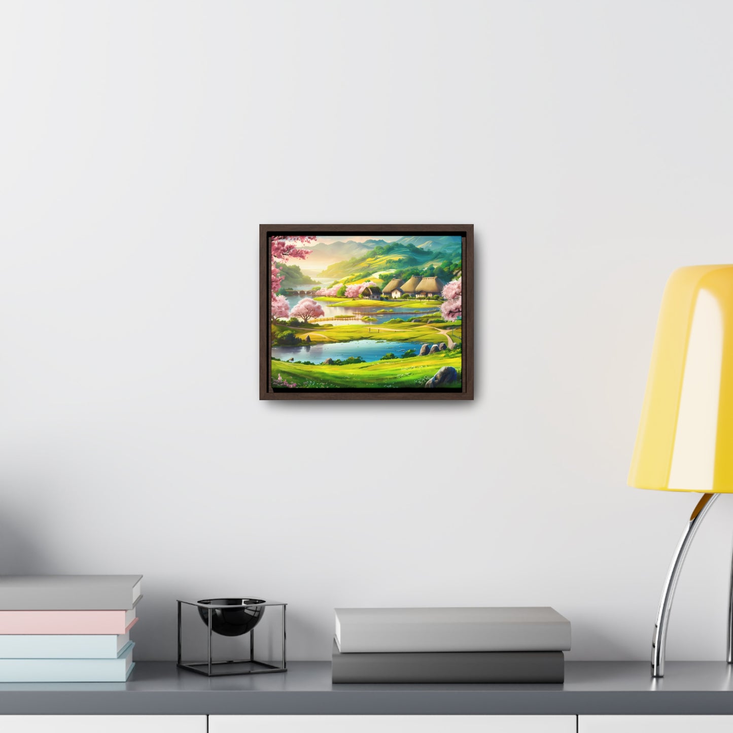 Serenity in Spring Meadows - Gallery Canvas Wraps, Horizontal Frame