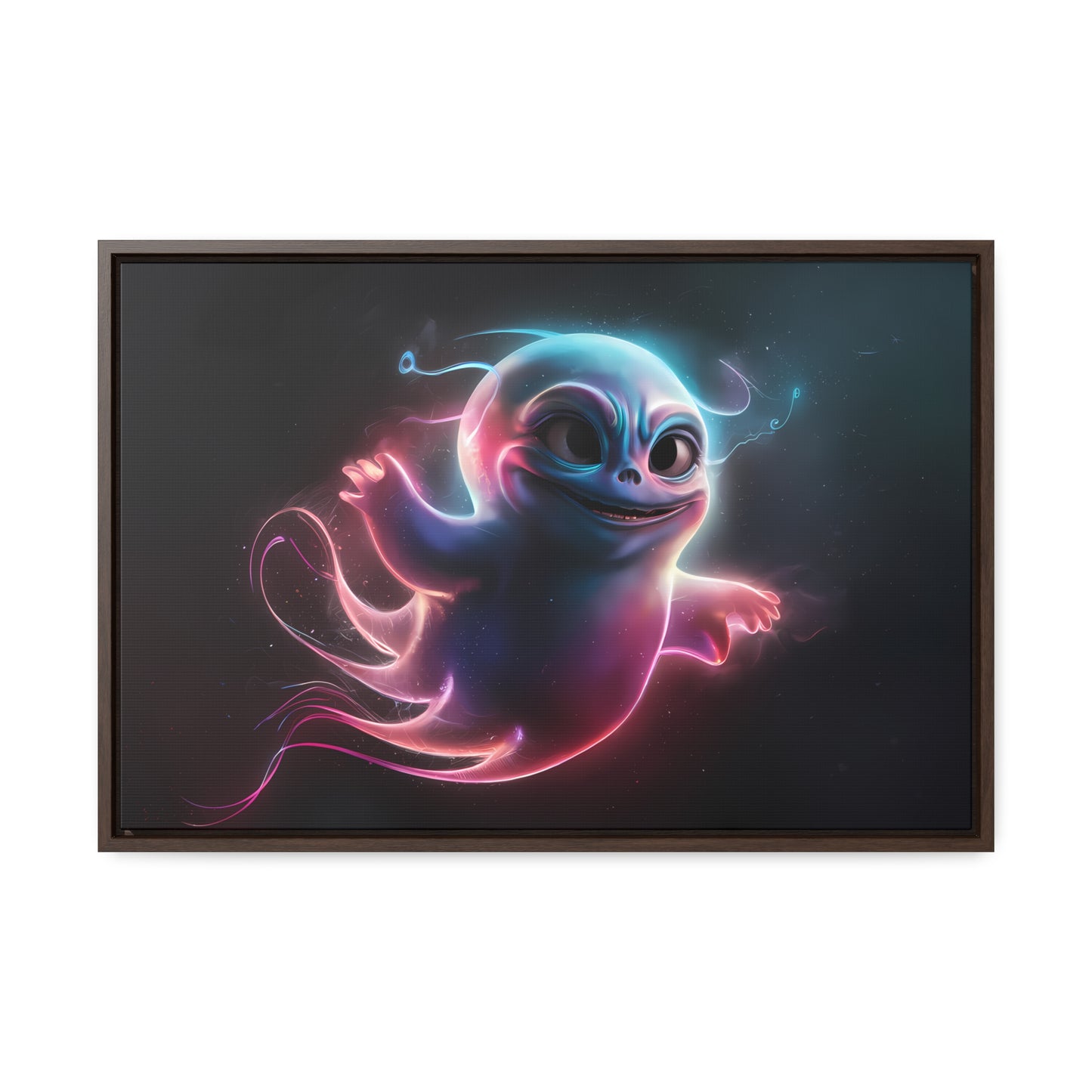 Neon Ghostling - Gallery Canvas Wraps, Horizontal Frame