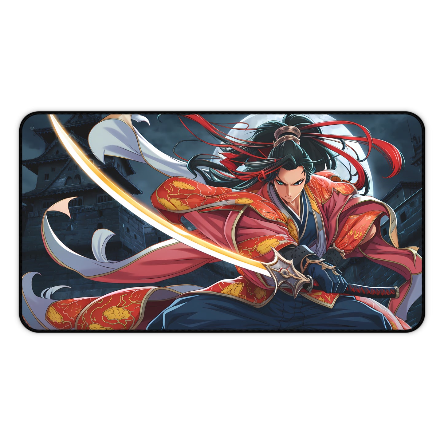 Blade of the Crimson Samurai - Desk Mat