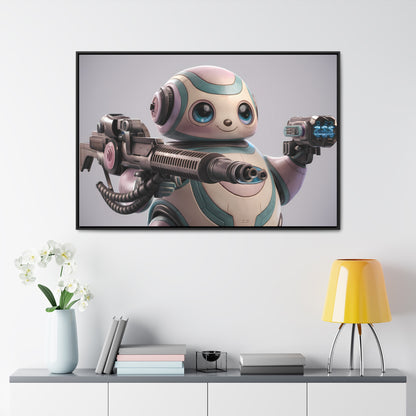 "Adorable Defender" - Gallery Canvas Wraps, Horizontal Frame