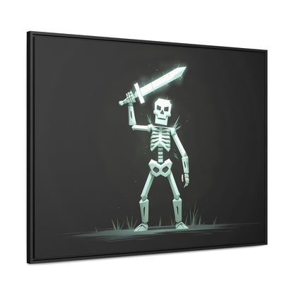 Rise of the Skeleton Warrior - Gallery Canvas Wraps, Horizontal Frame