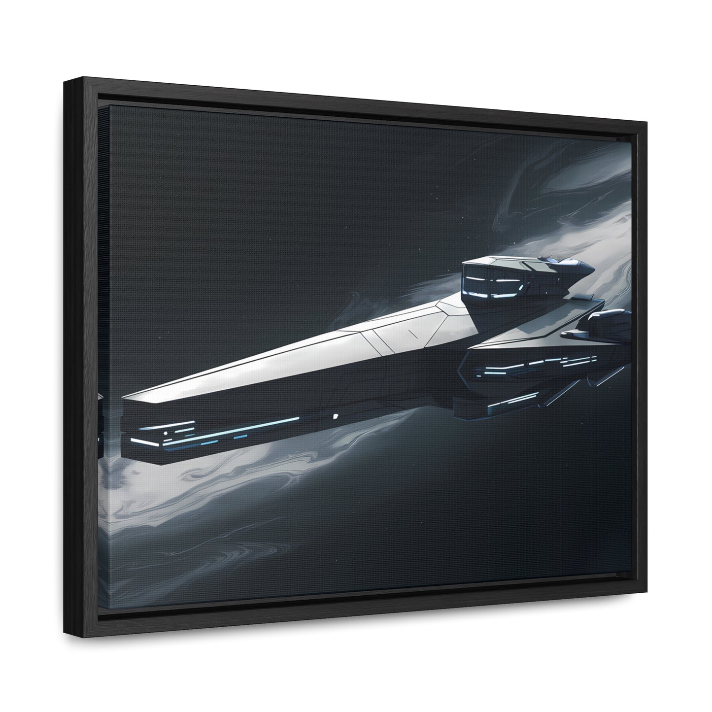 Starship of the Void - Gallery Canvas Wraps, Horizontal Frame