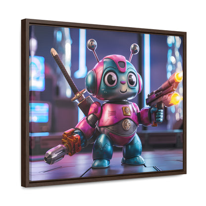 Robo-Samurai Defender - Gallery Canvas Wraps, Horizontal Frame