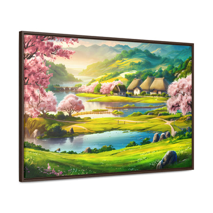 Serenity in Spring Meadows - Gallery Canvas Wraps, Horizontal Frame