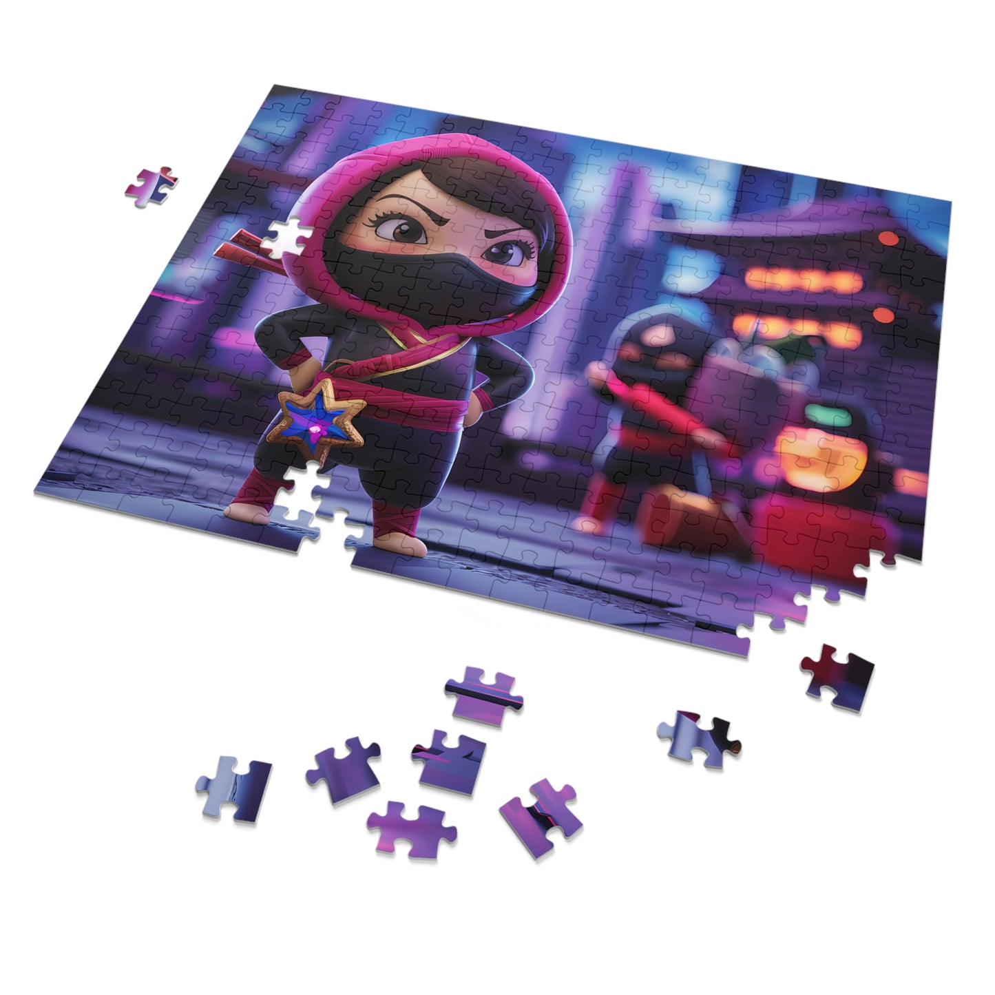 "Ninja Star Guardian" - Jigsaw Puzzle (30, 110, 252, 500,1000-Piece)