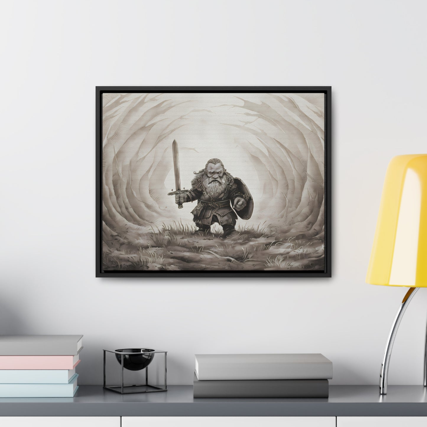 Defender of the Hollowed Path - Gallery Canvas Wraps, Horizontal Frame