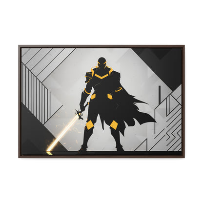 The Sentinel of Shadows - Gallery Canvas Wraps, Horizontal Frame