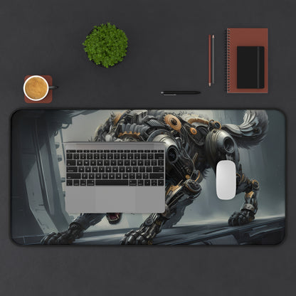 Mecha Wolf - Desk Mat