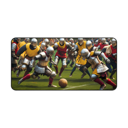 Medieval Football Frenzy - Desk Mat