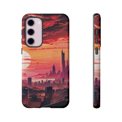 Anime City at Dawn - Smartphone Tough Cases