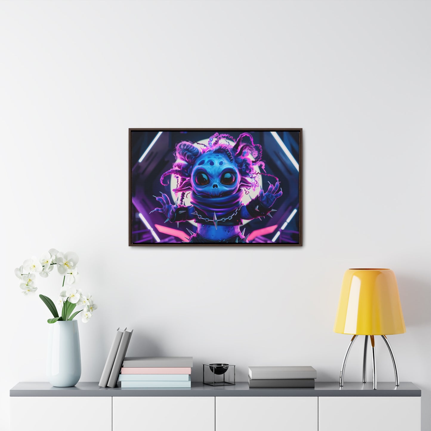 Alien Punk Starlet - Gallery Canvas Wraps, Horizontal Frame