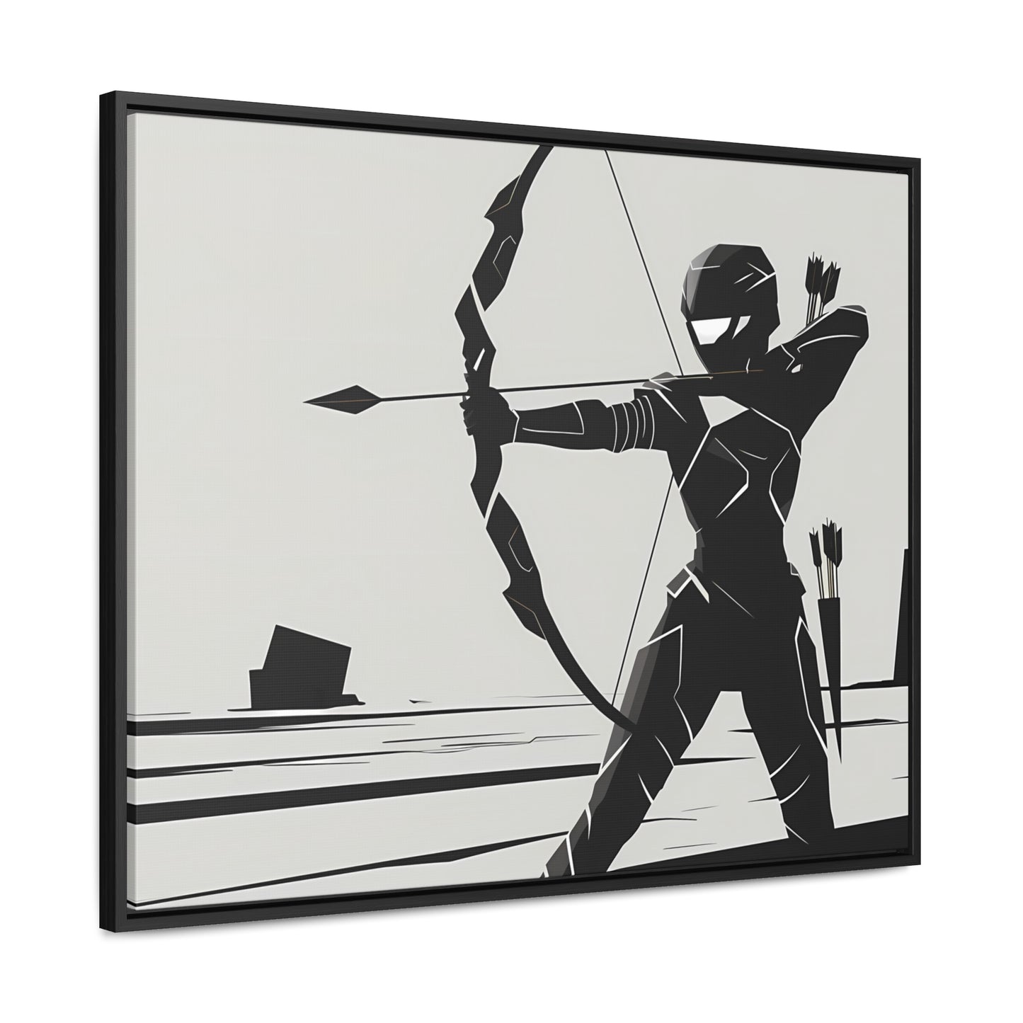 Silent Hunter - Gallery Canvas Wraps, Horizontal Frame