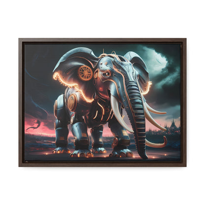 "Clockwork Titan" - Gallery Canvas Wraps, Horizontal Frame