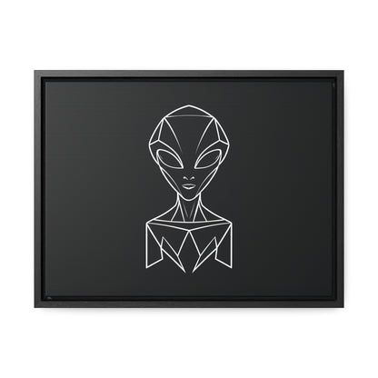 Alien Geometry - Gallery Canvas Wraps, Horizontal Frame