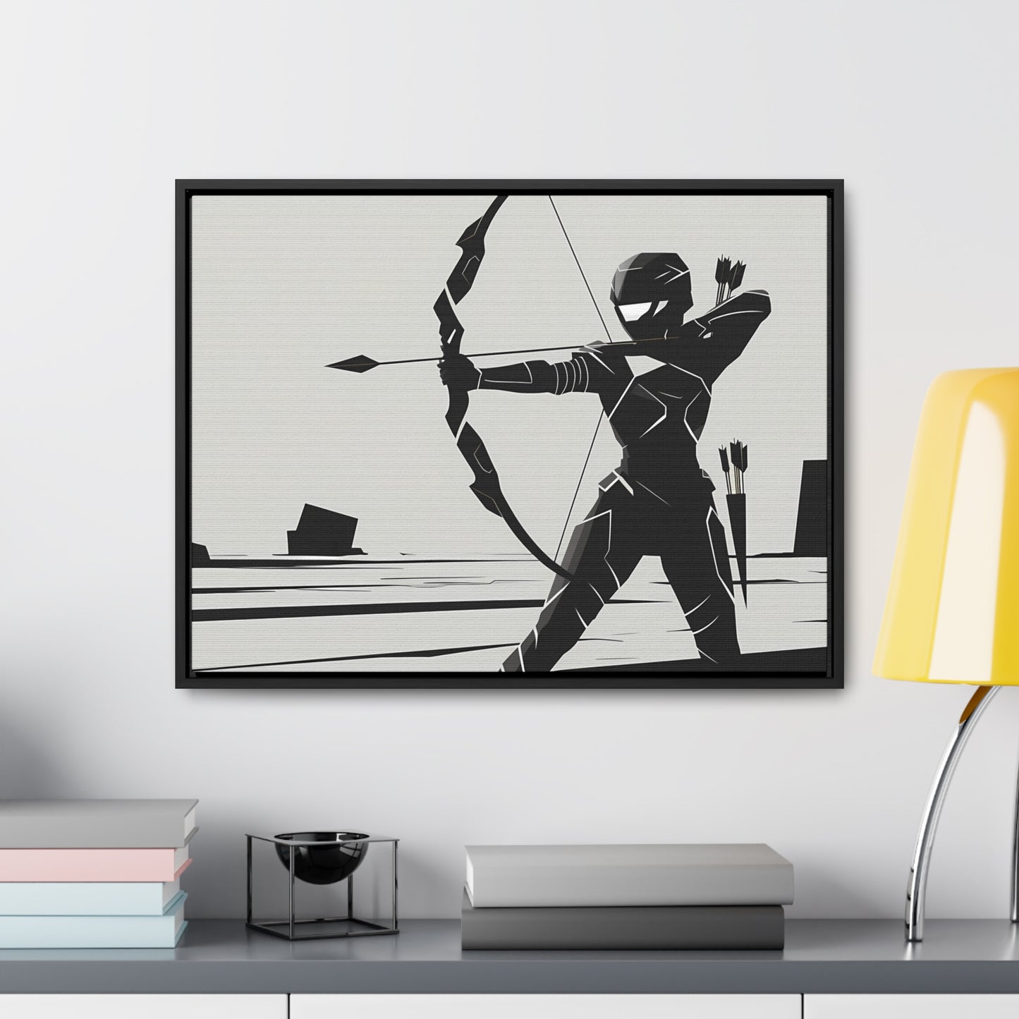 Silent Hunter - Gallery Canvas Wraps, Horizontal Frame