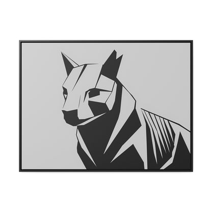 Geometric Guardian - Gallery Canvas Wraps, Horizontal Frame