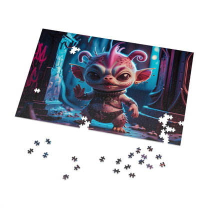 Punk Goblin Street Encounter - Jigsaw Puzzle (30, 110, 252, 500,1000-Piece)