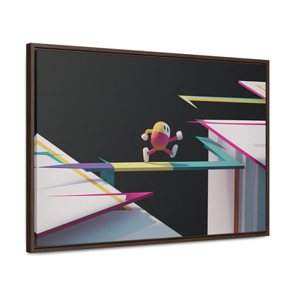 "Leaping Through Dimensions" - Gallery Canvas Wraps, Horizontal Frame