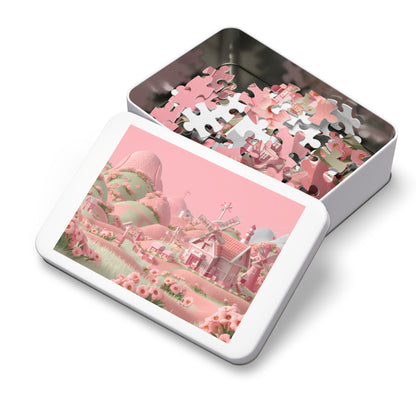 Whimsical Pastel Meadows - Jigsaw Puzzle (30, 110, 252, 500,1000-Piece)