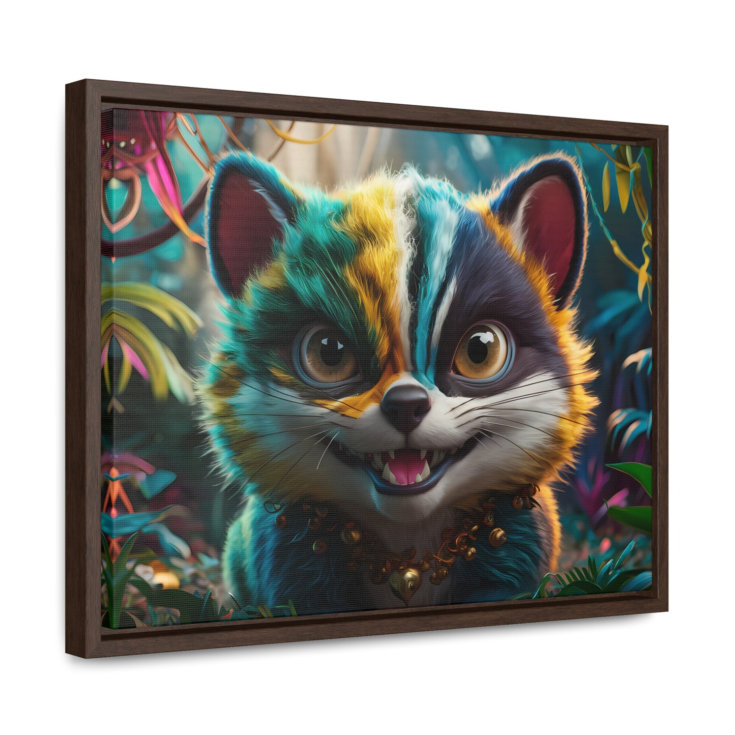 Jungle Mischief - Gallery Canvas Wraps, Horizontal Frame