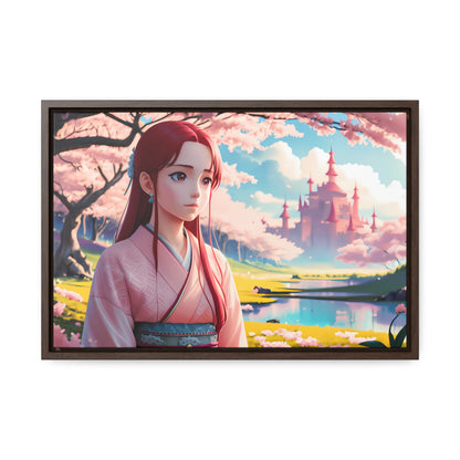 "Whispers of Spring in the Enchanted Realm" - Gallery Canvas Wraps, Horizontal Frame