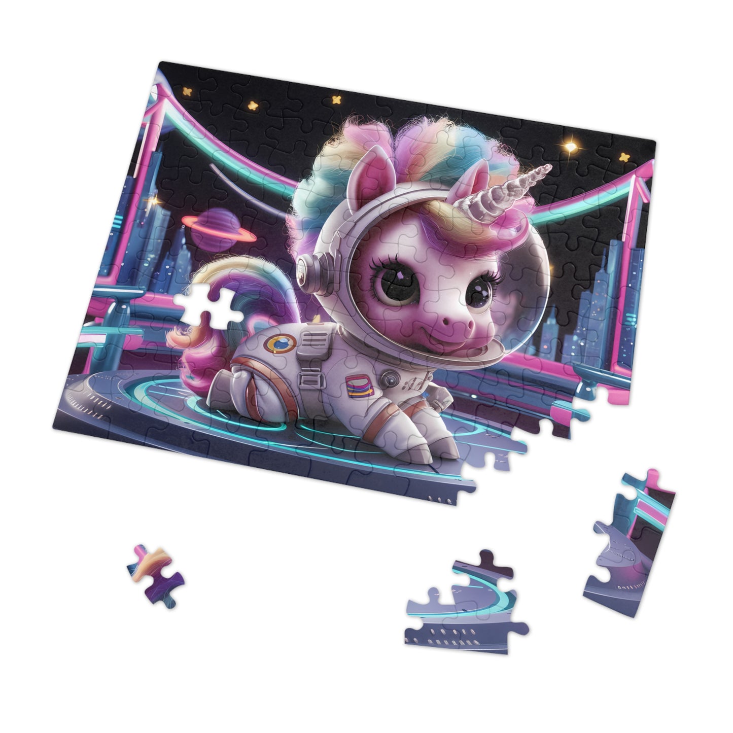 Galactic Unicorn Explorer - Jigsaw Puzzle (30, 110, 252, 500,1000-Piece)