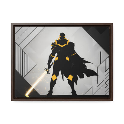 The Sentinel of Shadows - Gallery Canvas Wraps, Horizontal Frame