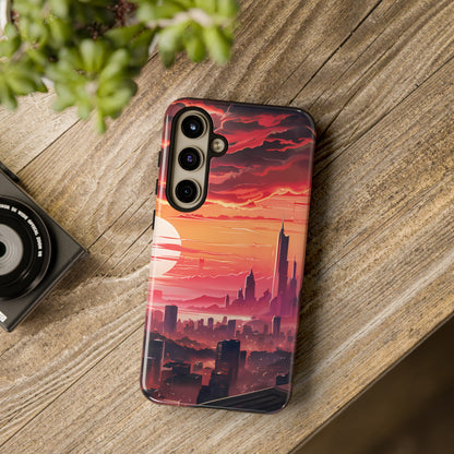 Anime City at Dawn - Smartphone Tough Cases