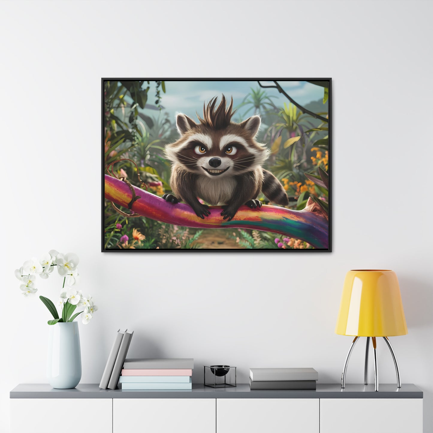 Jungle Mischief - Gallery Canvas Wraps, Horizontal Frame