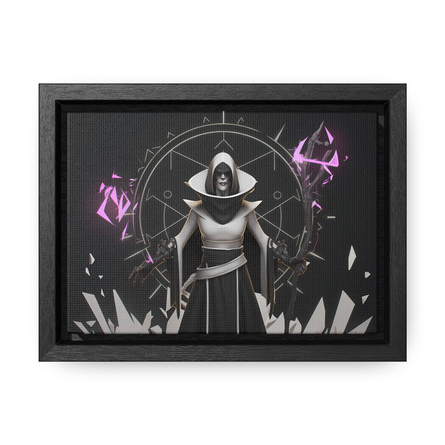 Veil of the Arcane Wraith - Gallery Canvas Wraps, Horizontal Frame