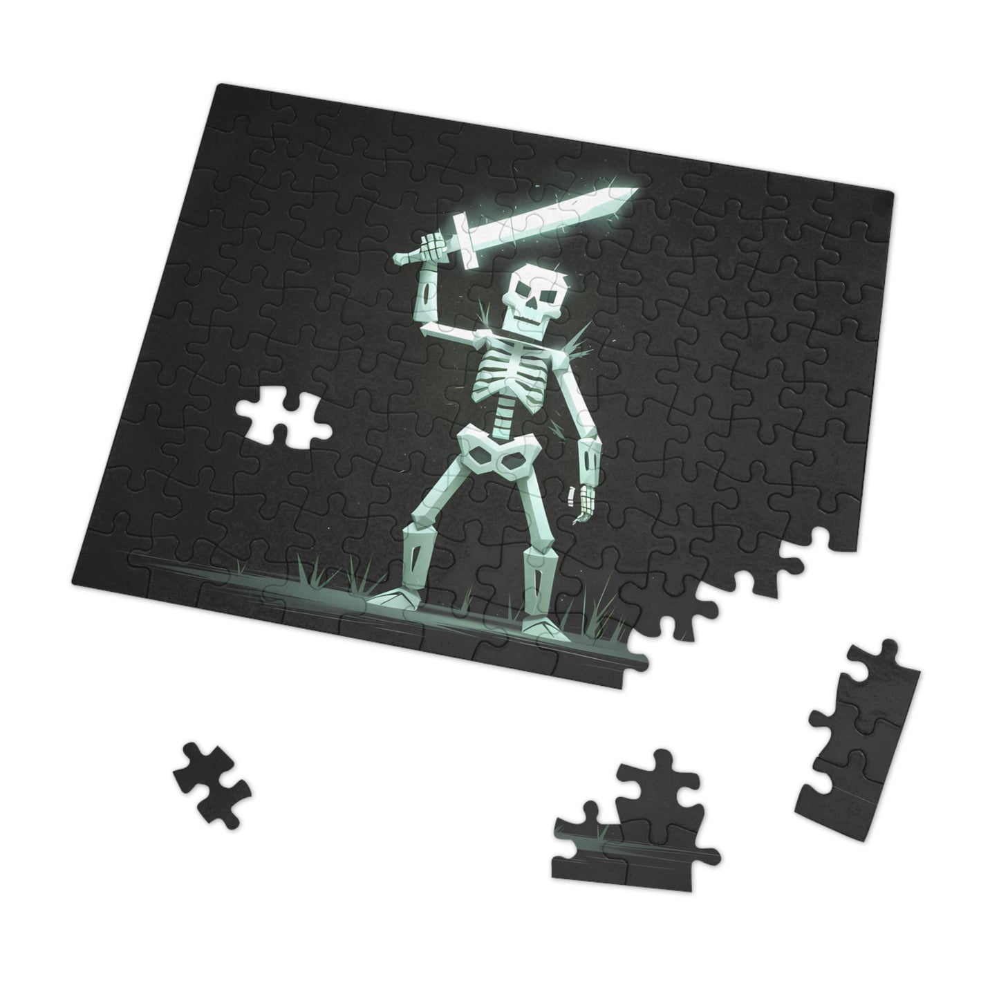 "Undead Warrior's Triumph" - Jigsaw Puzzle (30, 110, 252, 500,1000-Piece)