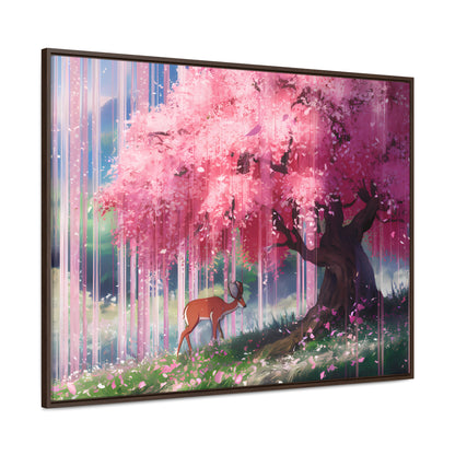 Beneath the Blossoming Canopy - Gallery Canvas Wraps, Horizontal Frame