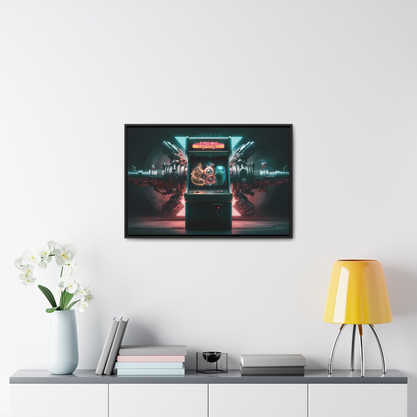 Quantum Arcade Revolution - Gallery Canvas Wraps, Horizontal Frame