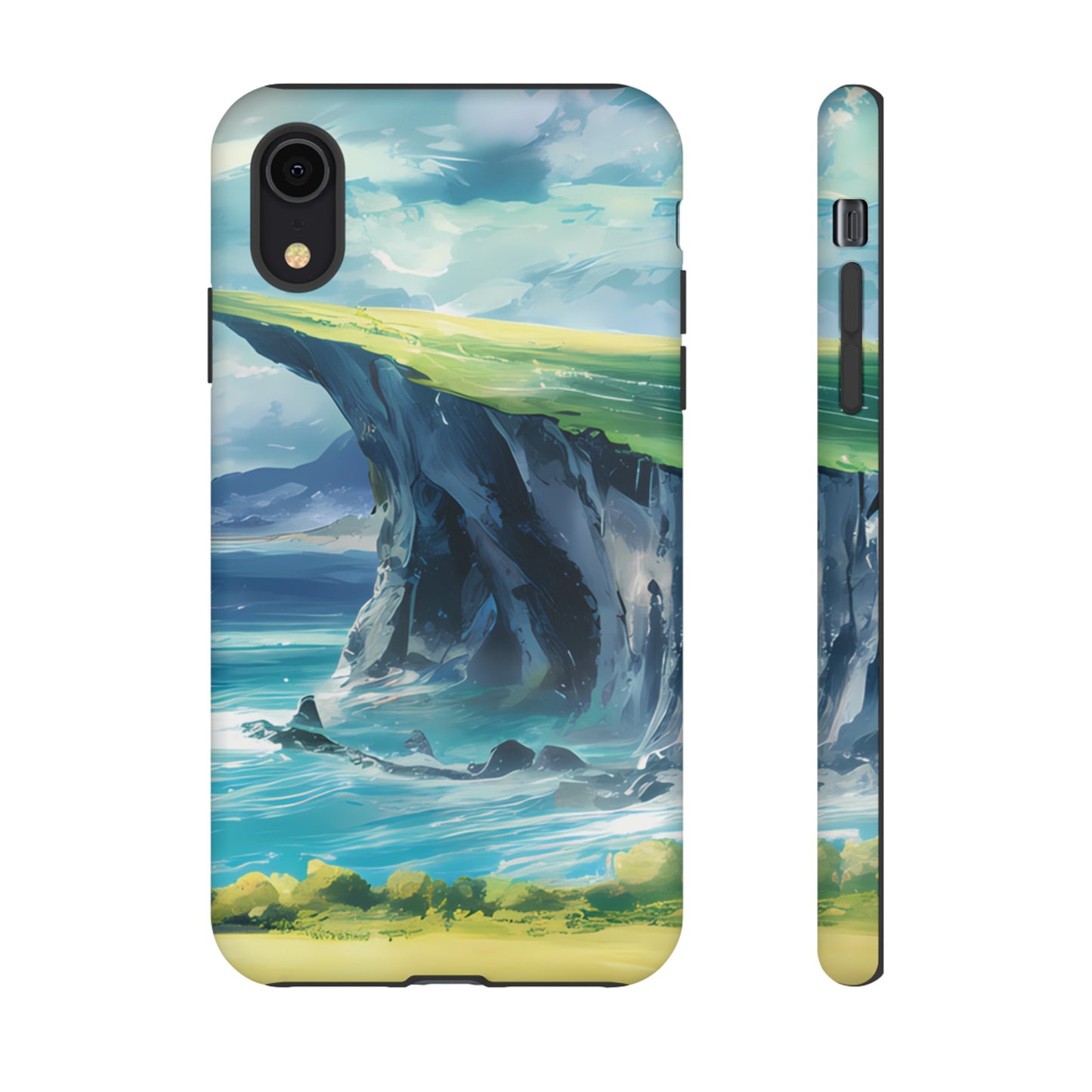 Anime Cliff by the Sea - Smartphone Tough Cases