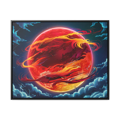 Eclipse of the Eternal Phoenix - Gallery Canvas Wraps, Horizontal Frame