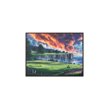 Edge of the Burning Sky - Gallery Canvas Wraps, Horizontal Frame