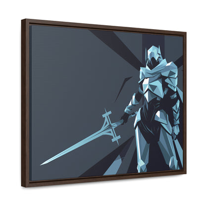 Knight of the Shattered Realm - Gallery Canvas Wraps, Horizontal Frame