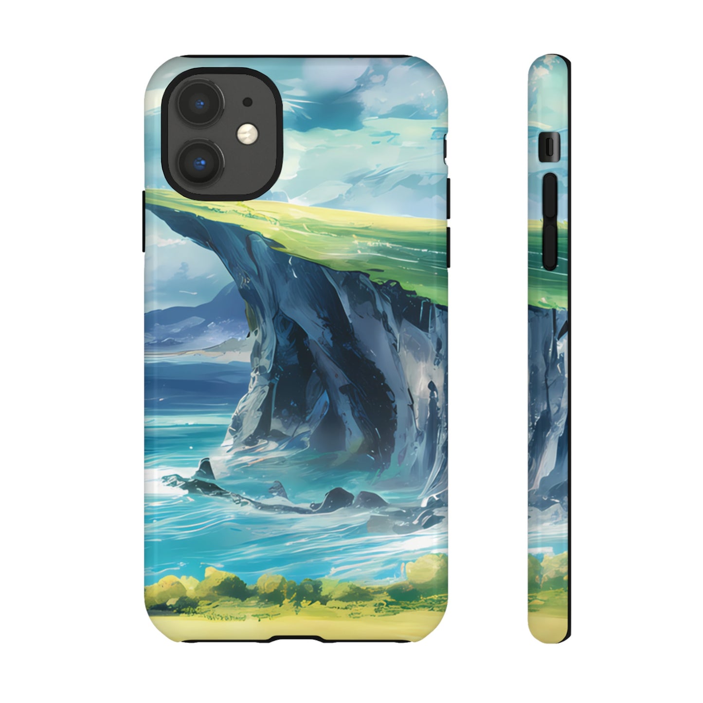 Anime Cliff by the Sea - Smartphone Tough Cases