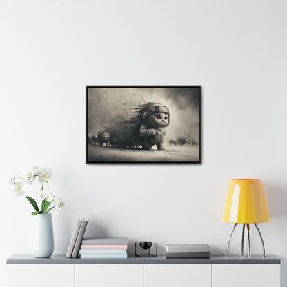 March of the Determined - Gallery Canvas Wraps, Horizontal Frame