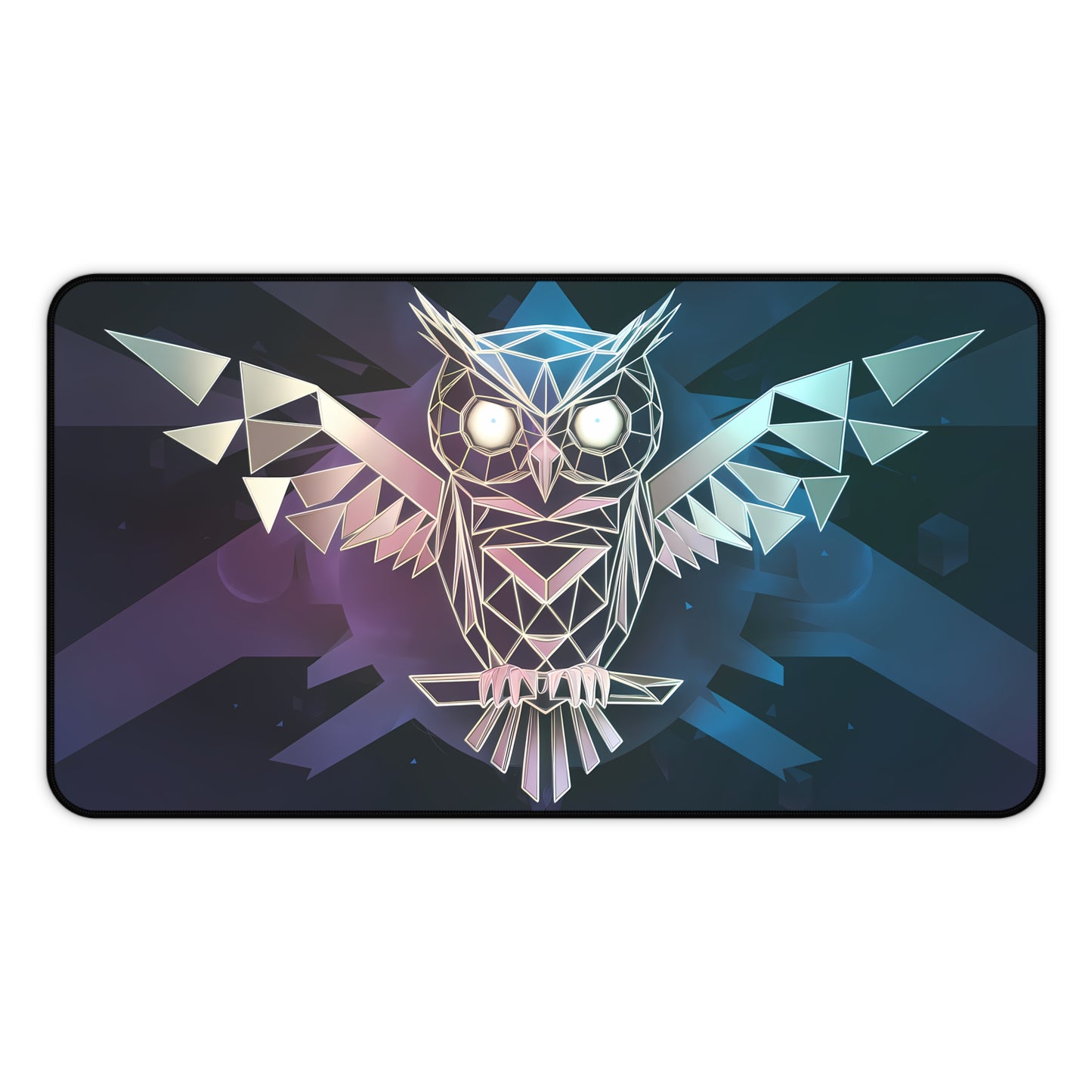 Geometric Owl of Illumination - Desk Mat